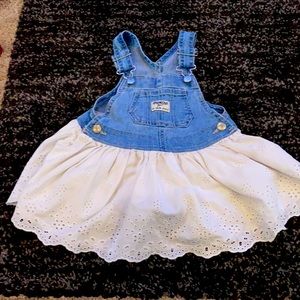 Toddler jean dress